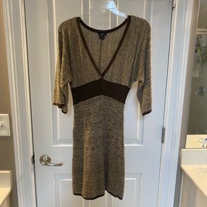 Brown light sweat dress